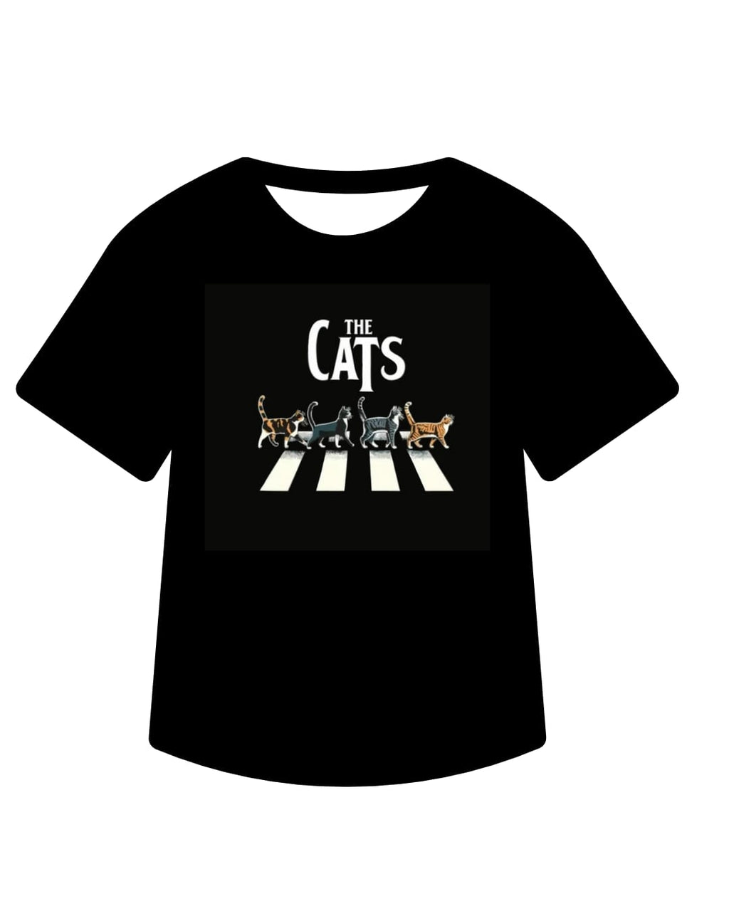 Polera negra manga corta